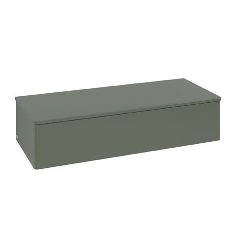 Wandmeubel Villeroy en Boch Antao 1 lade 1200x268x500mm Leaf Green Matt Lacquer