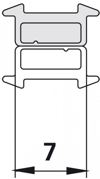 Kermi ATEA Magnetische afdichting Wit En Chroom(6033400)