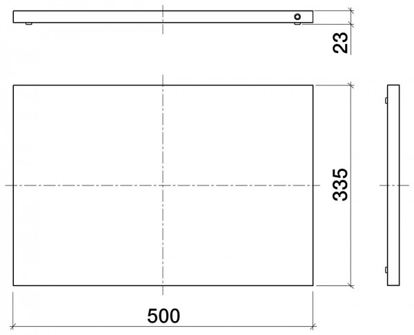 Dornbracht Snijplank hoekig 84751000-13