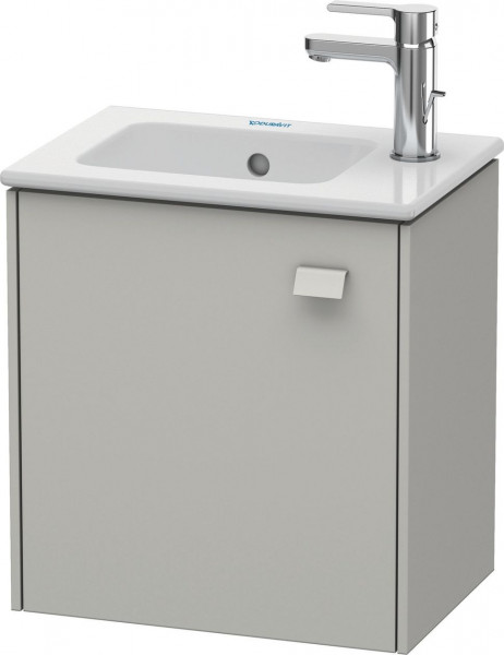 Meuble Lave-Mains Duravit Brioso 1 porte charnières gauches, pour Lav. ME 420mm Gris béton mat BR4000L0707