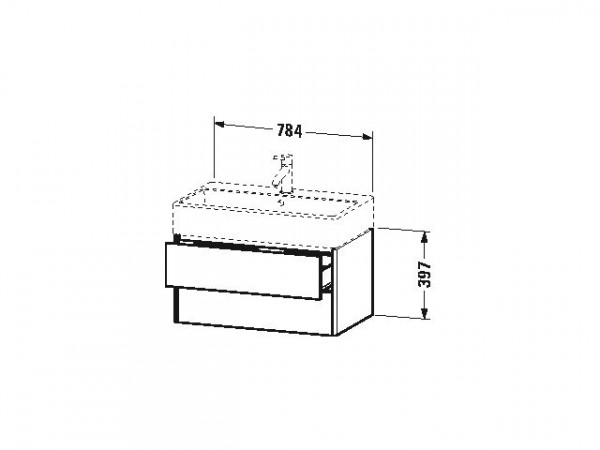 Duravit Wastafelmeubel Hangend Xsquare