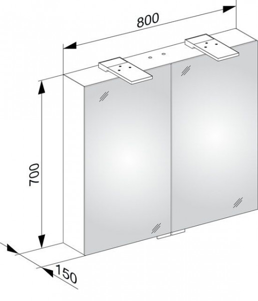 Keuco Spiegelkast Royal 25