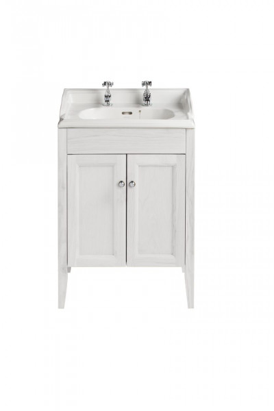 Wastafelmeubel Heritage Bathrooms Caversham Halfhoge Kast voor Dorchester Square Dove Grey