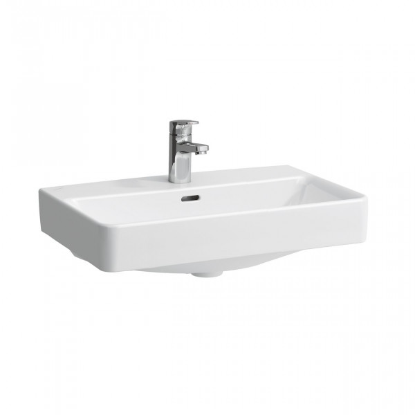 Vasque à Poser Laufen PRO S 1 trou, trop-plein, tablette 380x175x600mm Blanc Clean Coat