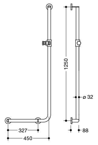 Hewi Badgreep Hoek System 900