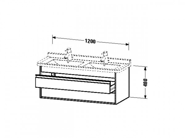 Duravit Wastafelmeubel Hangend Ketho