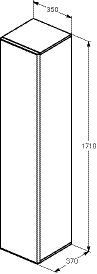 Ideal Standard Hoge Badkamerkast ADAPTO