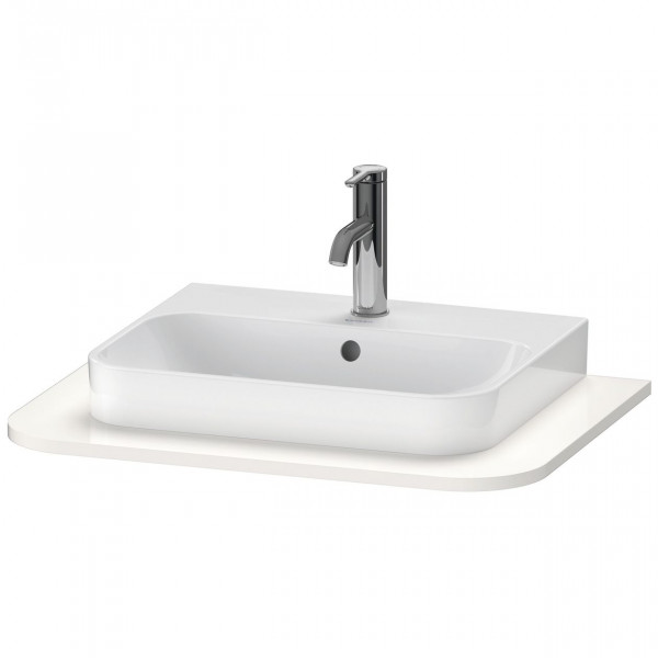 Plan de Toilette Duravit Happy D.2 Plus 650x480mm Blanc brillant HP031B02222