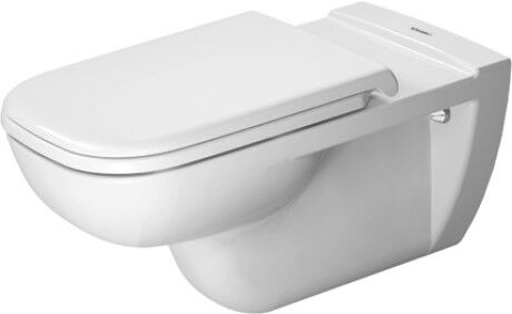 WC Suspendu Duravit D-Code à fond creux Blanc Hygiene Glaze 2228092000